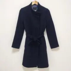 早い者勝ち!トゥモローランド ロングコート ブラック サイズ38/3148jg