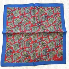 ETRO マイクロペイズリー ポケットチーフ 新品未開封箱付き 三越伊勢丹 | ETRO/エトロ_Men通販 | プリント シルク ポケット