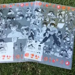 らんま1/2　クリアファイル　2枚セット　万博