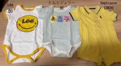ロンパース 3点セット Lee トムとジェリー Ralph Lauren 80