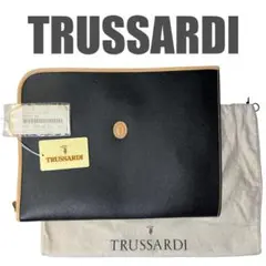 極美品 TRUSSARDI トラサルディ ドキュメントケース クラッチバッグ