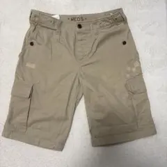 REDS ベージュ カーゴショートパンツ30インチ