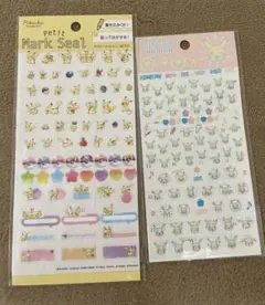新品未開封】ポケモン スケジュールシール 2シートセット