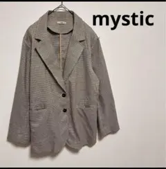 53 mystic ミステック　チェックbigジャケット美品　人気　サイズ2