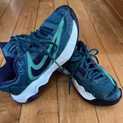 Nike バスケットボールシューズ ダークグリーン/ネイビー　22.5センチ
