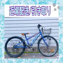 【249】子供用自転車 子供車 TWIN GATE ブルー 変速付き