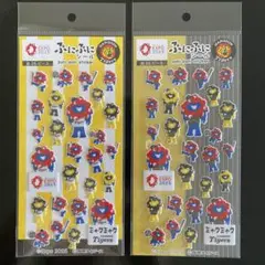 ミャクミャク　阪神タイガース　ぷにぷにシール　ホーム・ブラック 2種セット