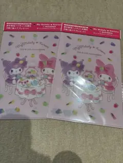 森永 ハイチュウ マイメロ クロミ A4クリアファイル