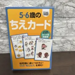 5・6歳のちえカード　考える力　幼児　知育　問題集　脳育