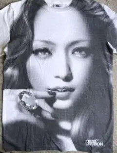 新品BEST FICTION TOUR 顔プリント Tシャツ 安室奈美恵　レア✨ 安室奈美恵 フェイスプリント ベストフィクション ツアーTシャツ