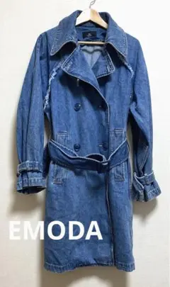 EMODA エモダ デニム スウィッチングラインバルキー トレンチコート