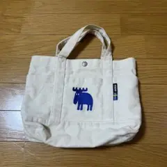 エルク刺繍キャンバストートバッグ