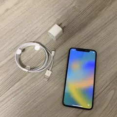 Apple iPhoneX 256G Silver 新品保護フィルム付