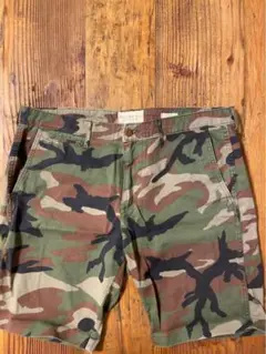 デニムアンドサプライ　ショートパンツ　未使用 カモフラ柄　36