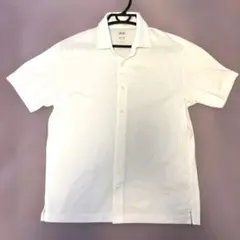 ホワイト 半袖シャツ Lサイズ