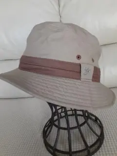 ベージュ バケットハット キャンバス
