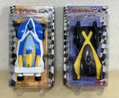 ヴィンテージUSA製スピードレーサー　マッハGO!GO!ブリキ看板×2枚セット スピード レーサー シューティングスター (流星号) レーサーX