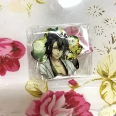 薄桜鬼　沖田総司　ぷくっとバッジ　桜型
