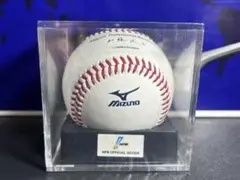 NPB 12球団統一試合球　オーセンティックボール　ケース付　プロ野球　加藤良三