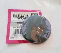 BLEACH WORLD 四楓院夜一 グリッター缶バッジ 白砂女子