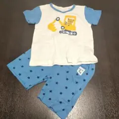 半袖パジャマ　夏　男の子　のりもの　80サイズ　半ズボン