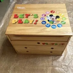 DWE Disney Let's Play! 収納棚 ボックス チェスト 棚のみ