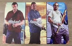 GTA5 グラセフ ブリキ看板 メタルサイン ヴィンテージ アンティーク