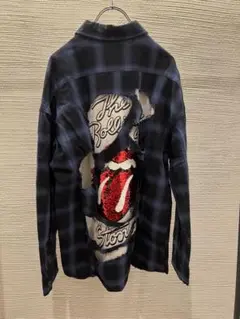 00s archive japanese label check shirt