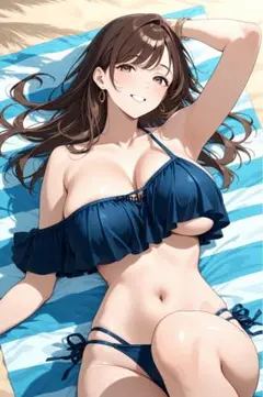 A2578 AIイラスト　美女 L版サイズ 1点物