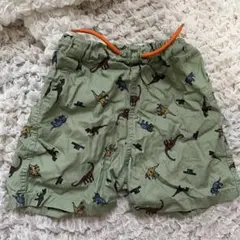 恐竜柄 ハーフパンツ 110サイズ
