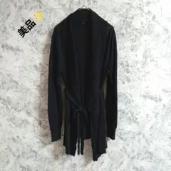 美品　UNTITLED　アンタイトル　カーディガン【2】ネイビー　上品　シンプル
