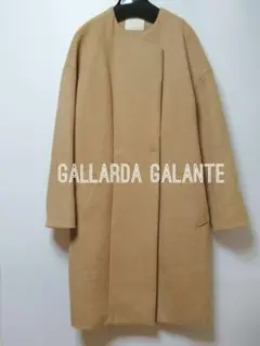 ガリャルダガランテ ロングコート ノーカラーコート