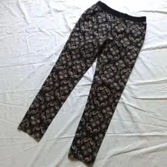wondoo レディースパンツ　ボトムス　スキニーパンツ　黒　Mサイズ