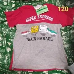 新幹線　半袖Tシャツ　綿100パーセント　男の子　120センチ　はやぶさ