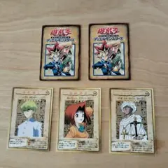 遊戯王OCG バンダイ版 カード　海馬瀬人　真崎杏子　シャーディー　ルールカード