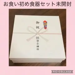 ★新品★未開封★お食い初め 食器セット女の子 琴平神社
