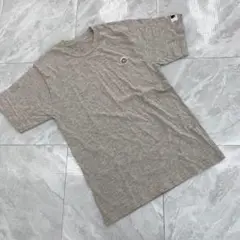 MLB Tシャツ メッツ 刺繍ロゴ グレー 半袖 コットン Lサイズ シンプル
