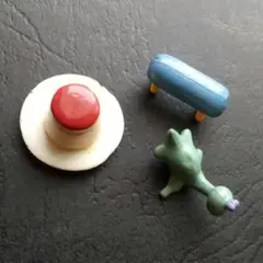 おじゃる丸 ミニチュアフィギュア プリン 脇息 ツッキー人形