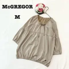 McGREGOR マックレガー　レディース　5分袖カットソー　ベージュ　Mサイズ