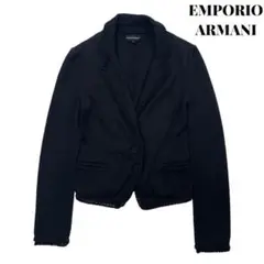 EMPORIO ARMANI アルマーニ 2B ジャケット ブラック 42