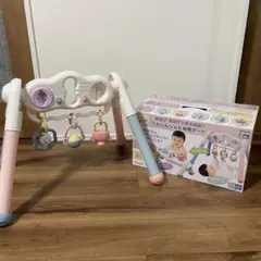 トイローヤル メリー ベビージム へんしんジム&知育ボード パステルカラー