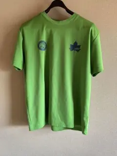 グリーン ロゴ付き 半袖Tシャツ