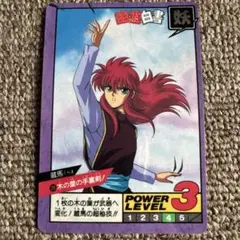 幽☆遊☆白書 カードダス 蔵馬 隠れプリズム 20 木の葉の手裏剣
