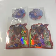 FGO 缶バッジ ステッカー シバの女王セット