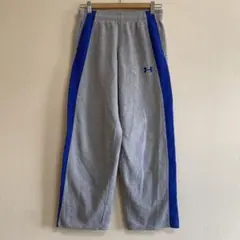 Under Armour スウェットパンツ　ラインカラーグレー/ブルー