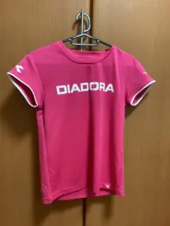 DIADORA Tシャツ ピンク Mサイズ春夏用