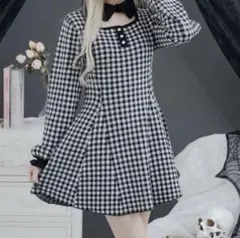 Palelfy パルエルフィー 襟付きニットミニワンピ