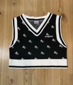 【美品】ANAP GIRL ロゴベスト　Mサイズ