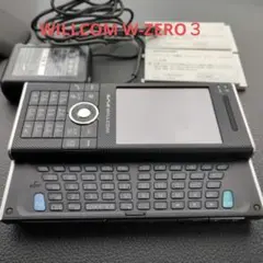 【稼働】WILLCOM　W-ZERO３　シャープ　WS007SH ウィルコム
