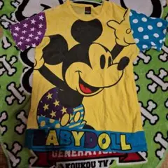 BABYDOLL ミッキーマウス Tシャツ M
